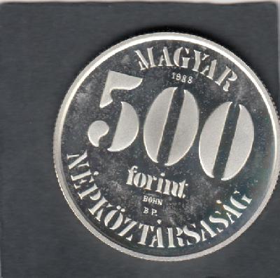 Beschrijving: 500 Forint SOCCER 88